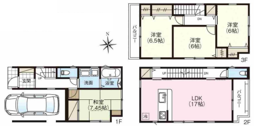 【新築戸建】大阪府高槻市津之江町2丁目 ◆畳のある暮らし◆