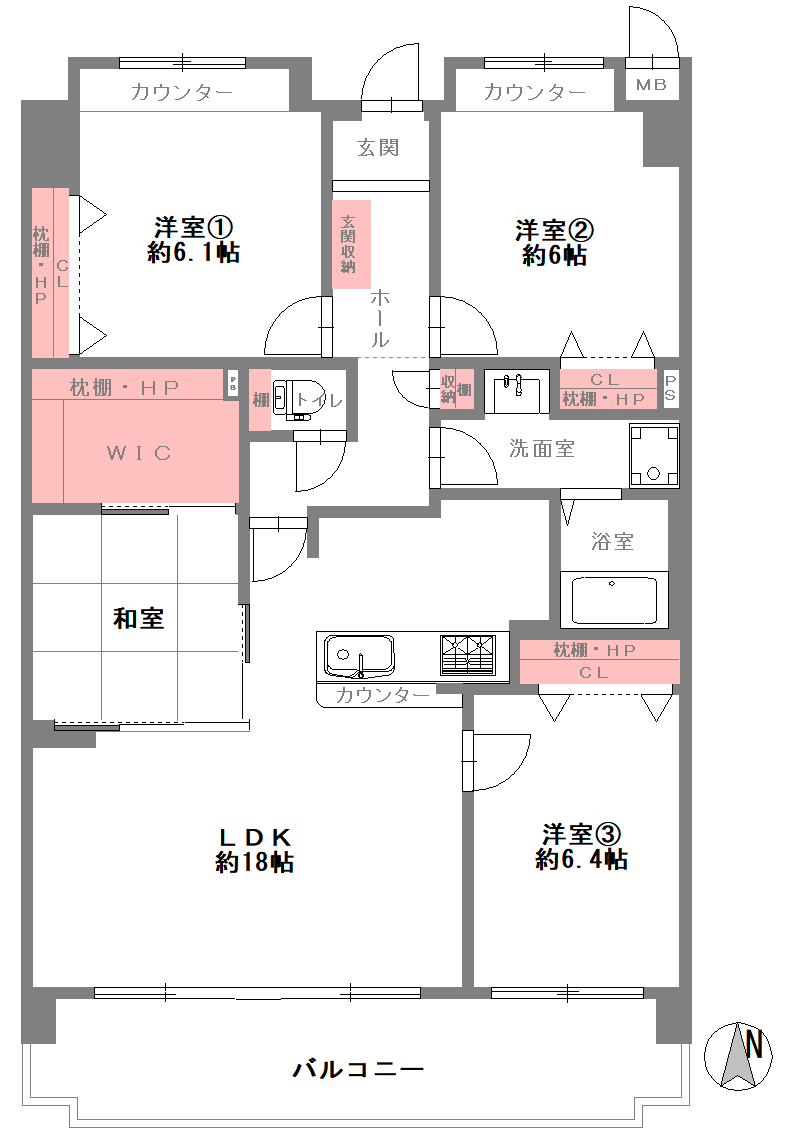 (間取)