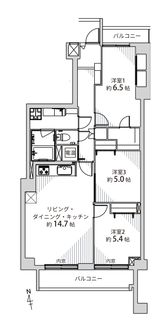 (間取) 