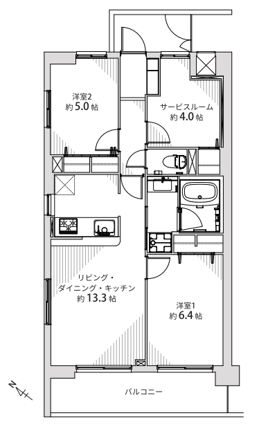 (間取) 